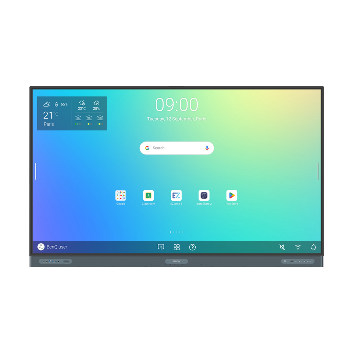 BenQ RP6504 4K-UHD Smart Board 65 Zoll