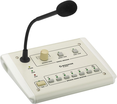 MONACOR PA-6000RC ELA-Kommando-Tischmikrofon