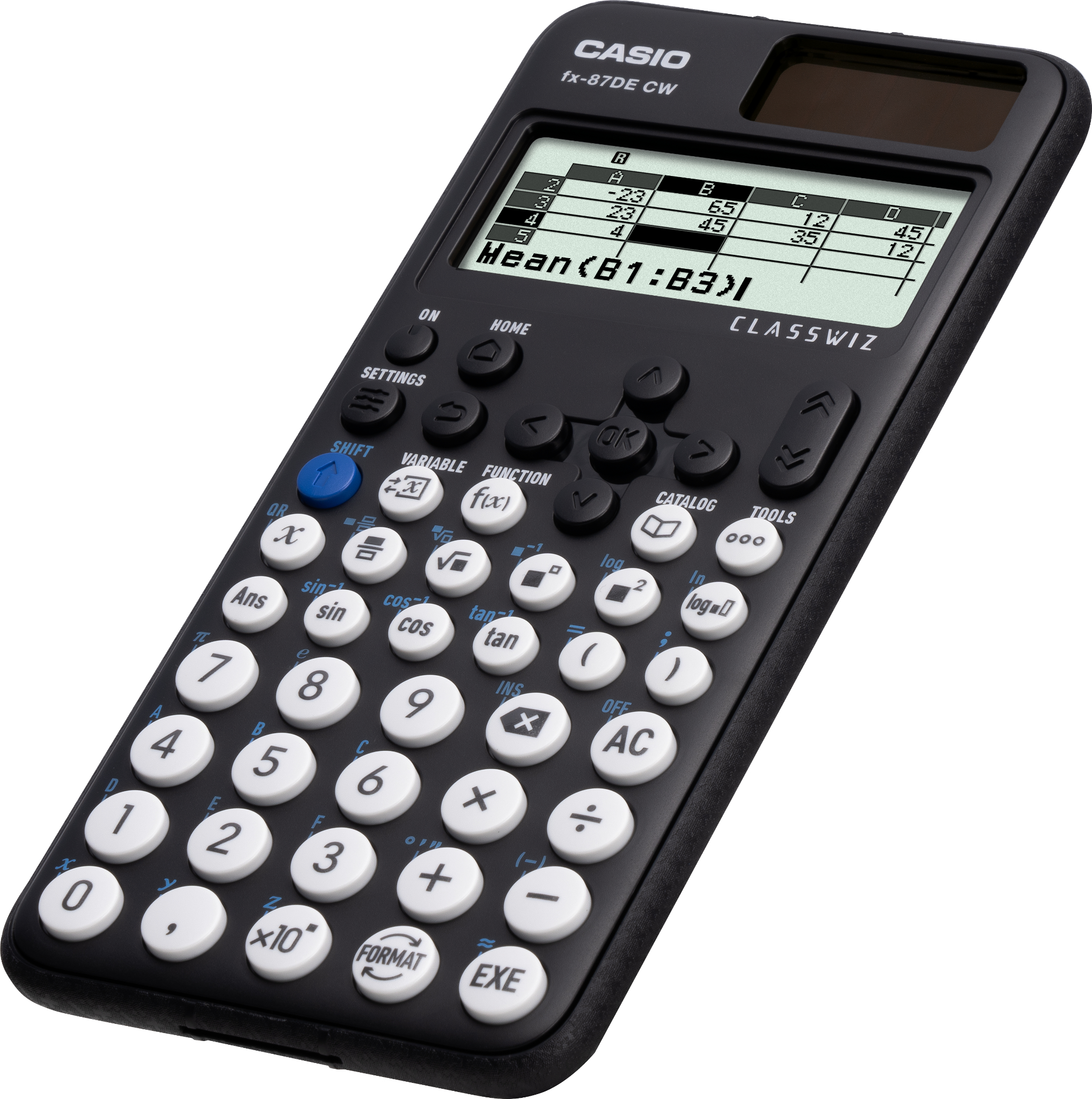 Casio FX-810 DE CW ClassWiz Schulrechner mit Rosen-Bedruckung (Motiv 03)