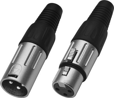 MONACOR XLR-803/J XLR-Kupplung, 3-polig