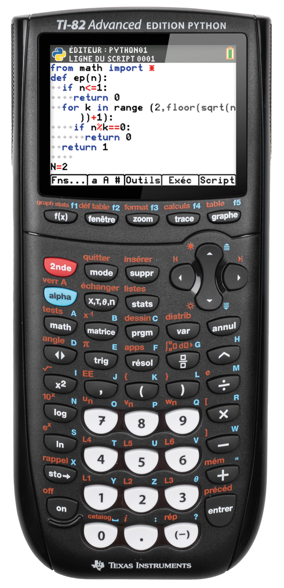 TI-82 Advanced Python Edition Grafikrechner 