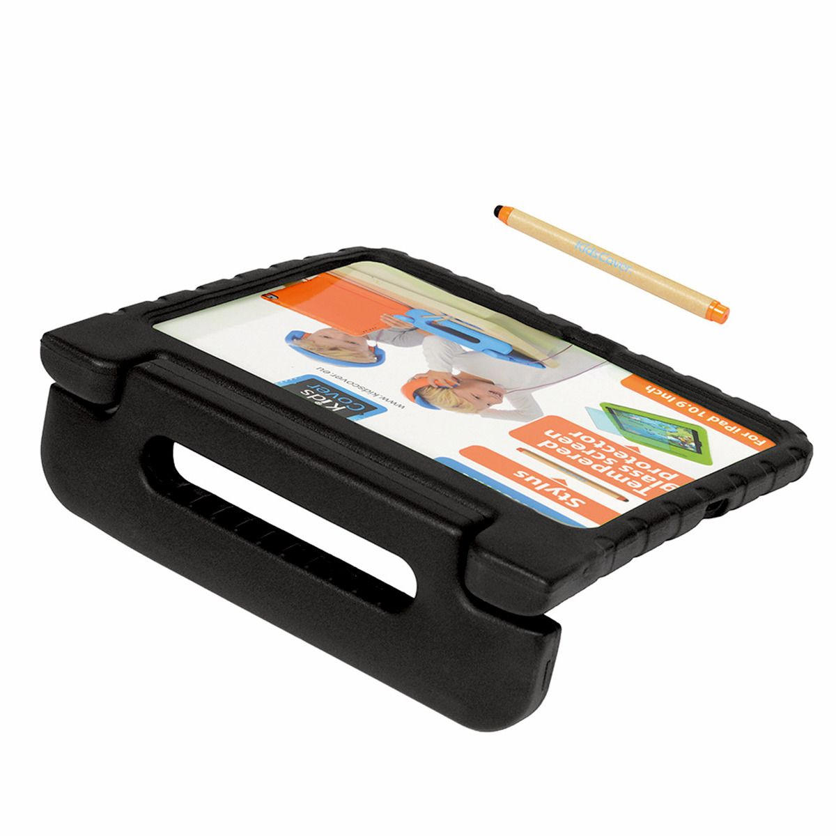 PARAT KidsCover für iPad® 10,9" (10. Gen.), inkl. Stylus, schwarz