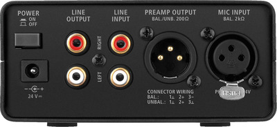 IMG STAGELINE MPA-102 1-Kanal-Low-Noise-Mikrofon-Vorverstärker