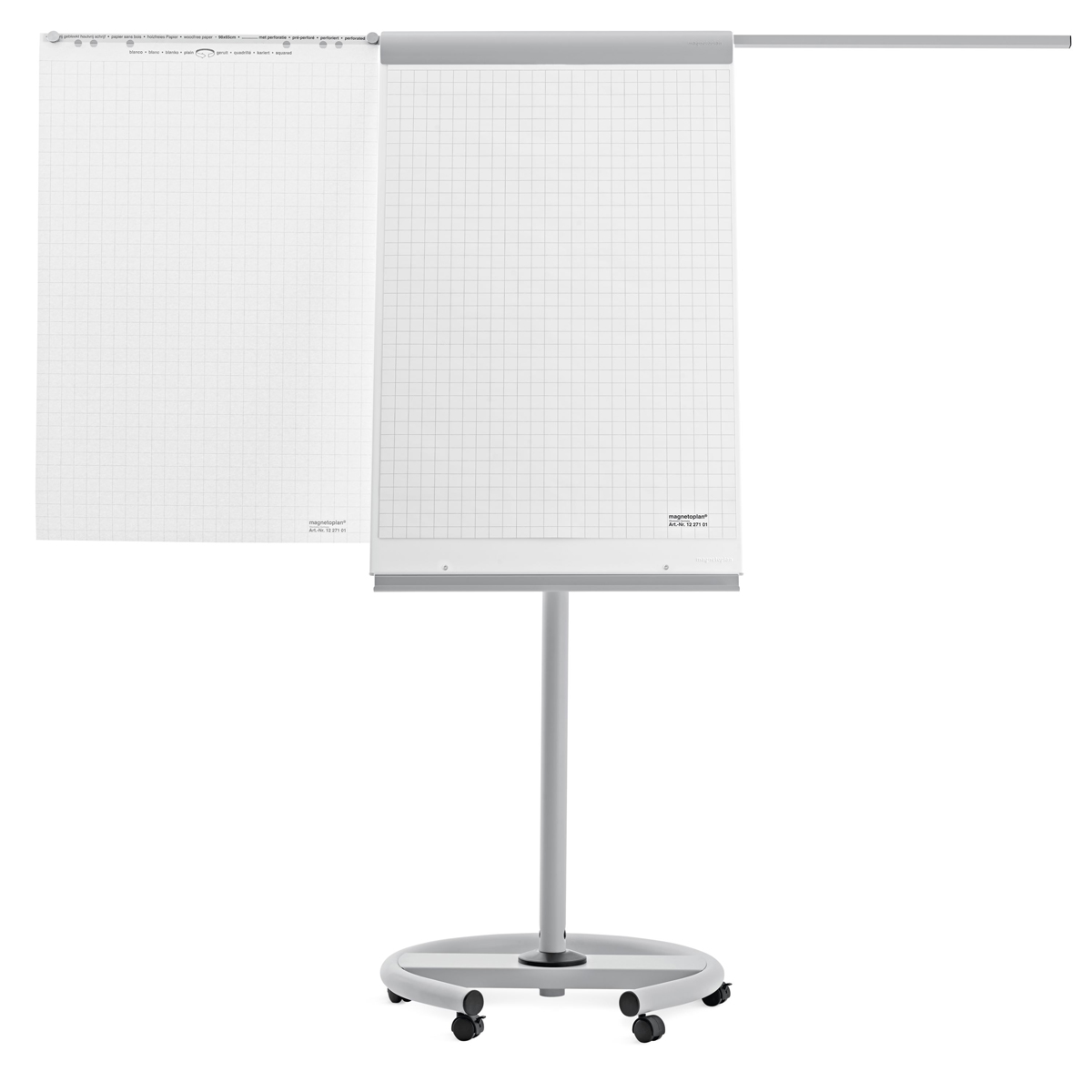 Magnetoplan 12270F13 Flip-Chart De Luxe mobil 