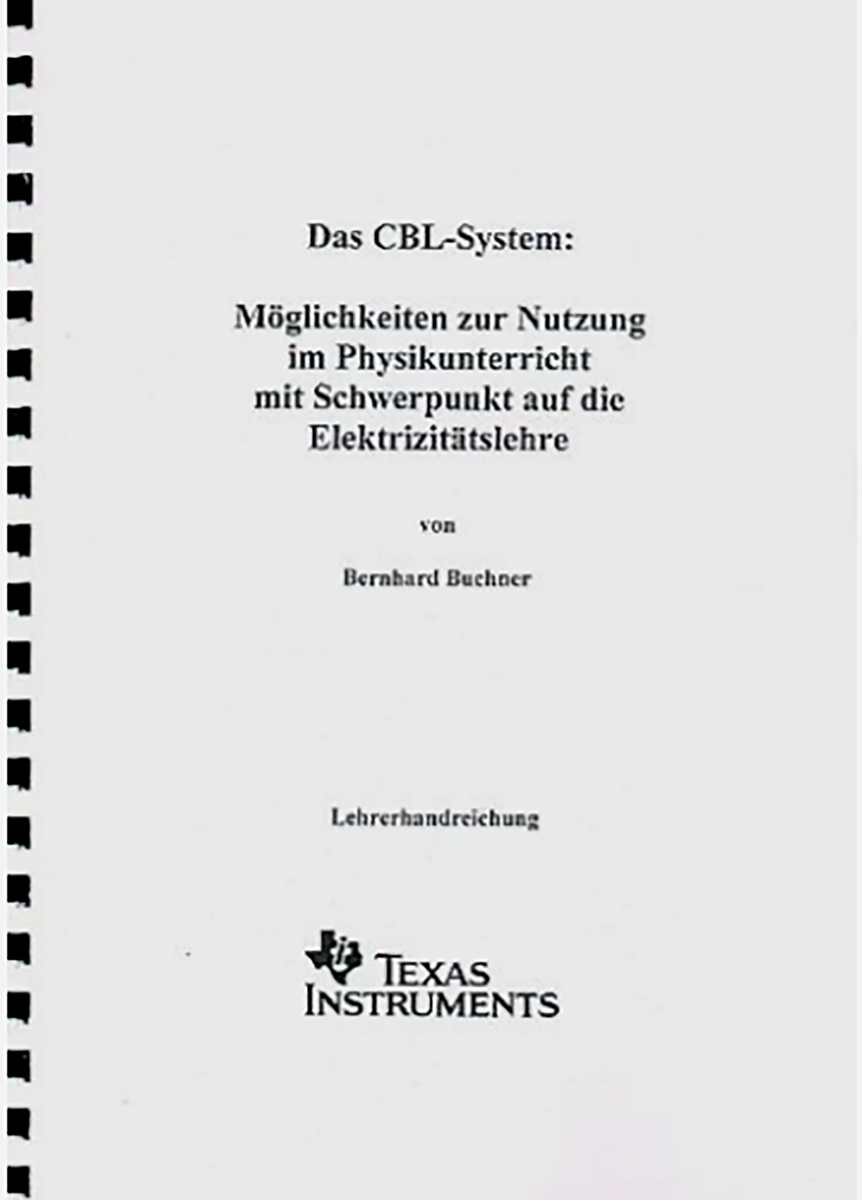 Das CBL-System: Möglichkeiten zur Nutzung im Physik- Unterricht, Schwerpunkt Elektrizitätslehre