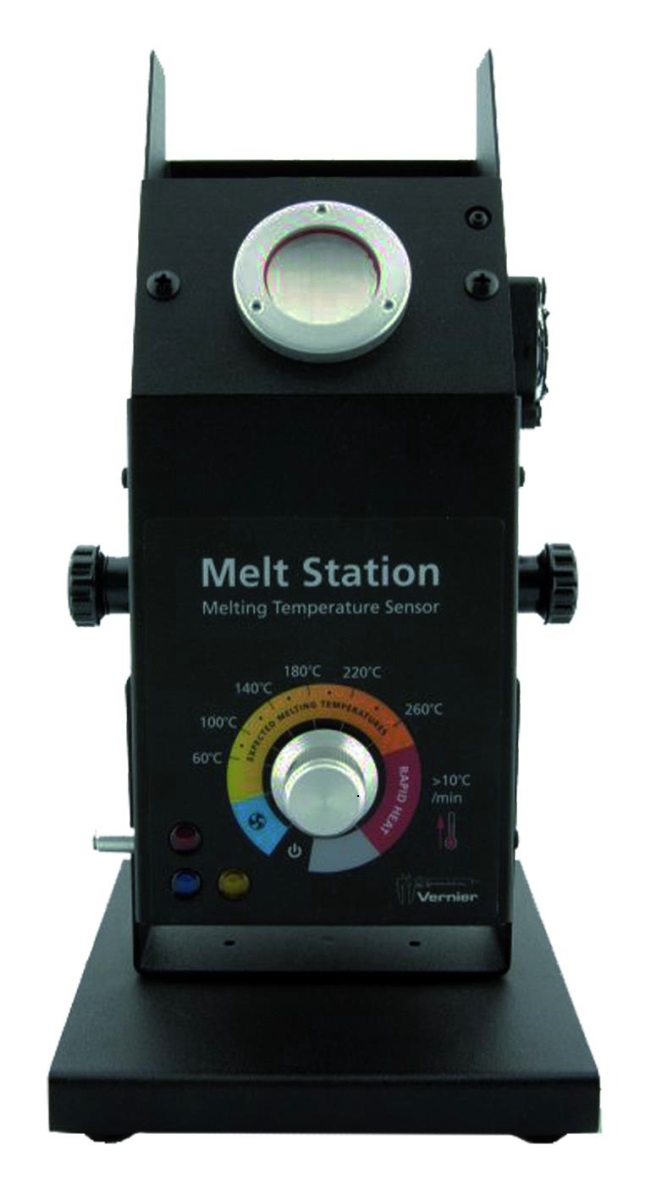 Schmelzpunktbestimmungssensor von Vernier Erw.- kurve für feste Stoffe / Messbereich 30-260 °C