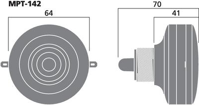 MONACOR MPT-142 Piezo-Hochton-Treiber