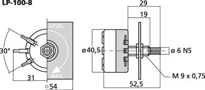 MONACOR LP-100-8 L-Regler